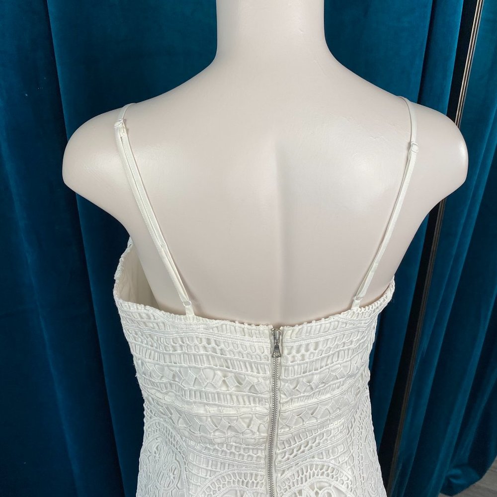 Bardot Versailles Eyelet Lace White Jumpsuit - Picture 8 of 9